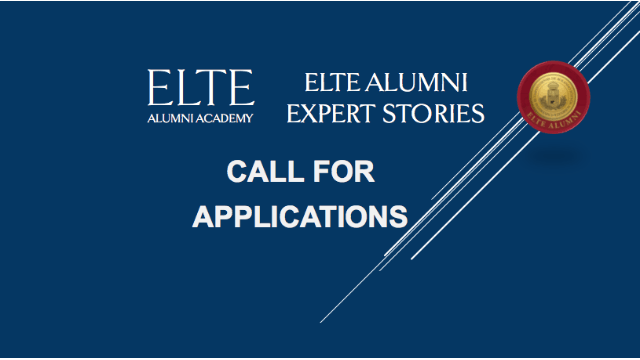 ELTE is looking for international speakers for “ELTE alumni expert stories”