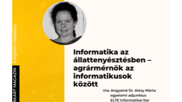 Dr. Márta Alexy's article was published in the Innoskart Magazine