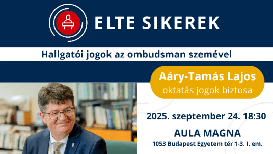 ELTE Sikerek: Aáry-Tamás Lajos
