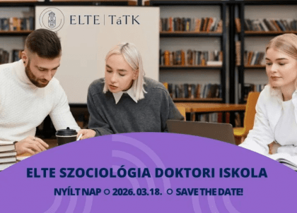 Nyílt Nap a Szociológia Doktori Iskolában