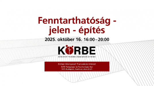 Fenntarthatóság – jelen – építés