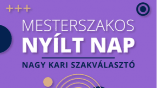 Mesterszakos Nyílt Nap: Nagy Kari Szakválasztó 2025