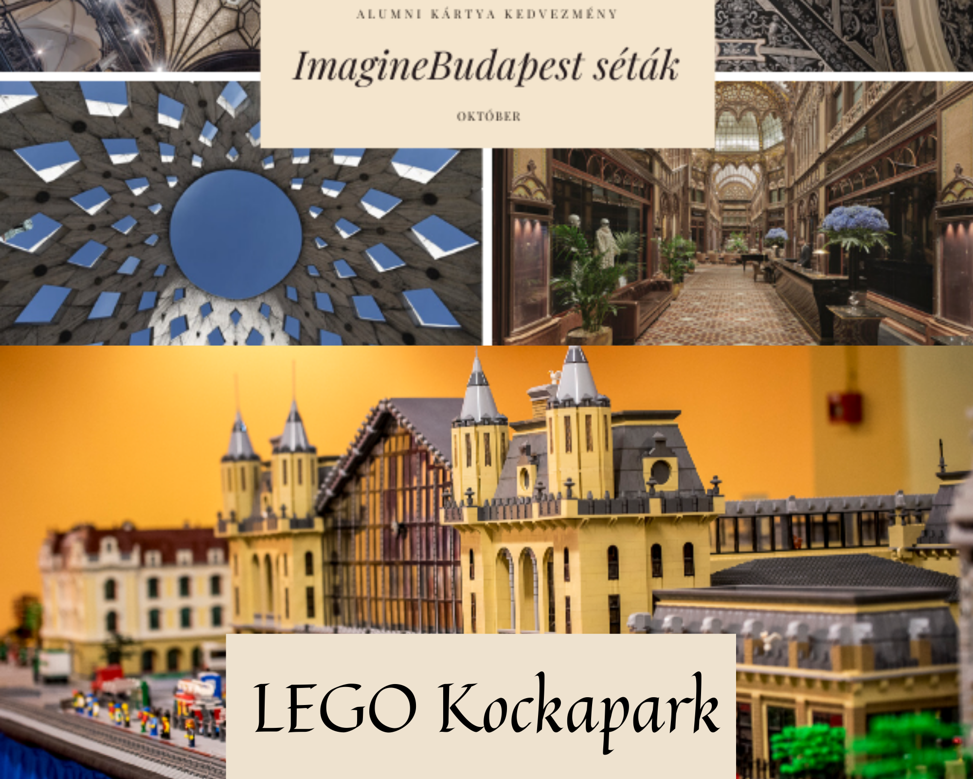 Alumni Kártya Kedvezmények - KockaPark, ImagineBudapest